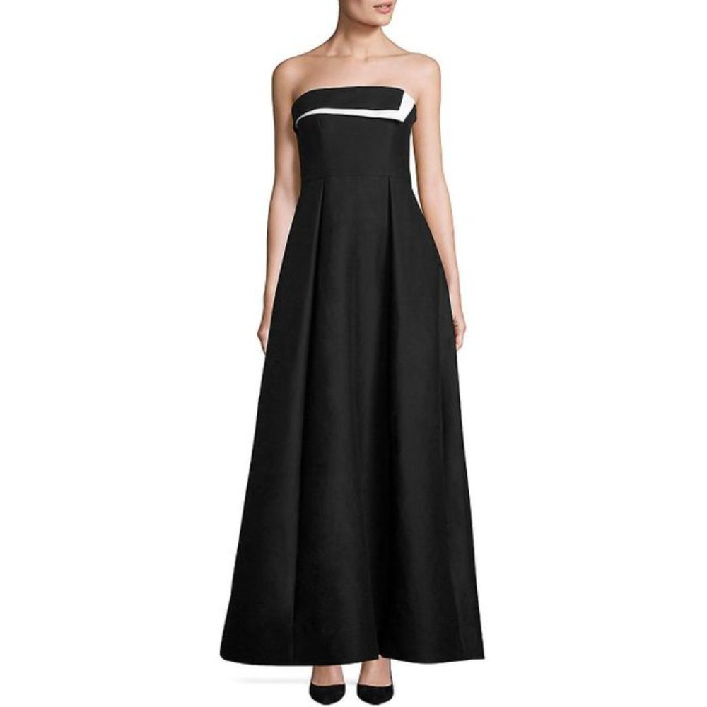 Halston Heritage Strapless Gown Never Worn Tags On